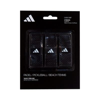 Pack de 3 overgrips Adidas noir